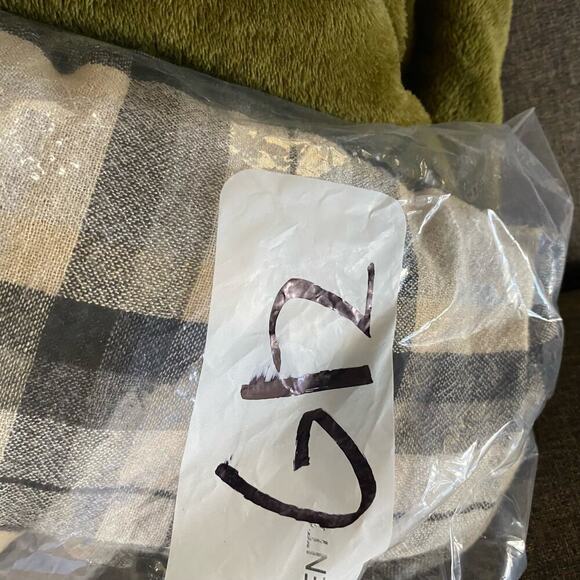 Zara womens plaid mini wool blend off the shoulder dress long sleeve light Small - Picture 7 of 7